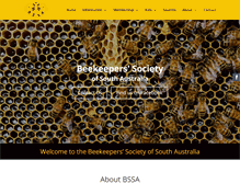 Tablet Screenshot of bees.org.au
